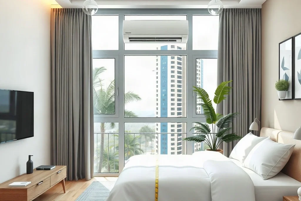 Aircon Room Size & HP Calculator